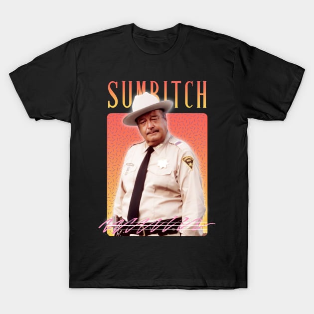 Sumbitch Retro Aesthetics Fan Art T-Shirt by Ihkwan Art